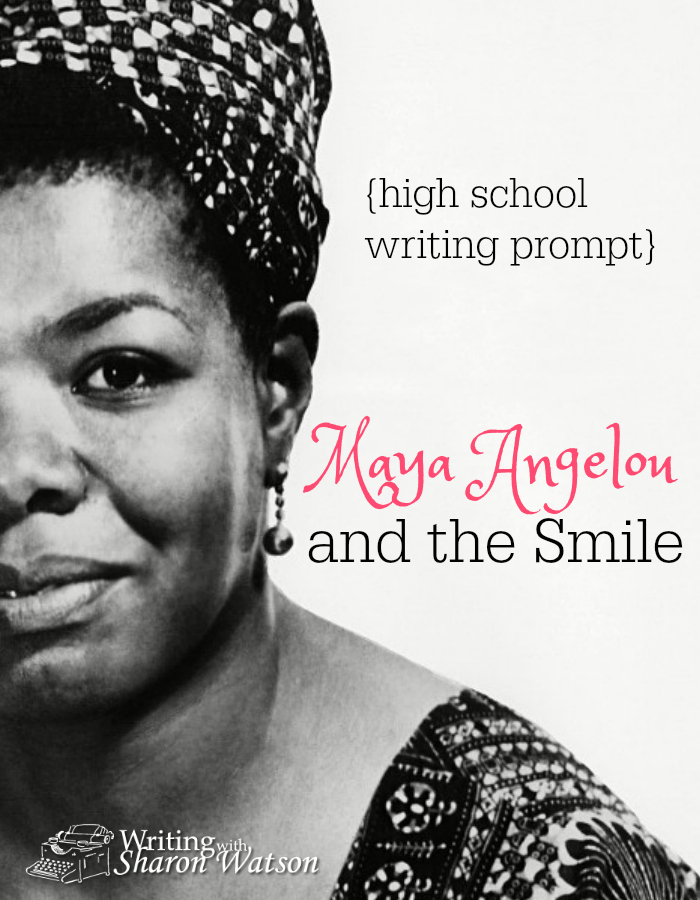  High School Writing Prompt -- When poet, Maya Angelou, was 11 years old, she learned that she could be a giver simply by bringing a smile to another person. What can you do to bring a gift to another person?
