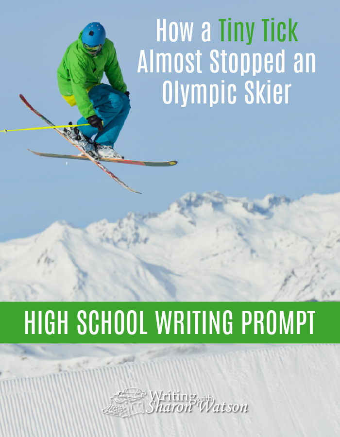 This Olympic skier overcame great odds. Write a paragraph or two of your story to show how you completed a task in the face of great resistance or how you survived something that was tough to deal with. #writing #writingprompts #homeschool #highschool