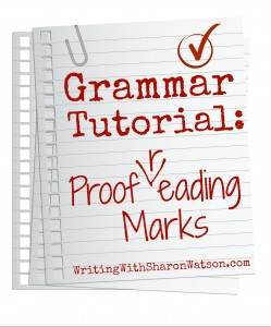 proofreading marks image