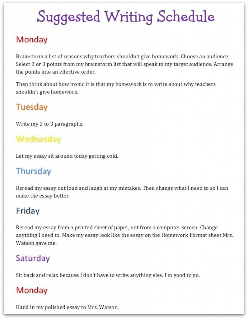 Tired of the resistance you get when you say, "Write an essay"? Make writing easier with this free writing schedule for homeschool students.