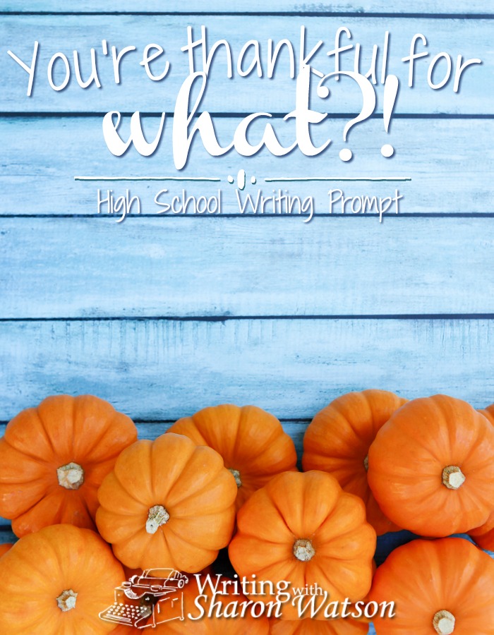 Read about this strange thing a Nazi concentration camp victim was thankful for. Then write about something strange you are thankful for.