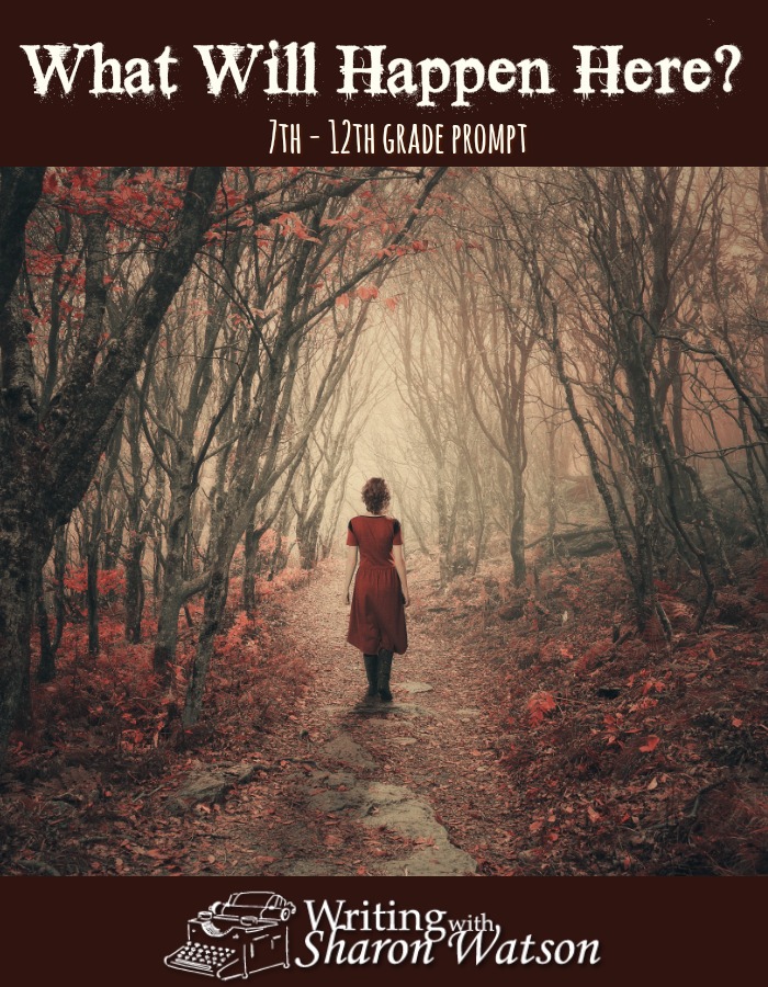 MIDDLE AND HIGH SCHOOL WRITING PROMPT: Literature is filled with dangerous things that happen in dark woods. Use these images to write a story. What will happen there? How will they escape?