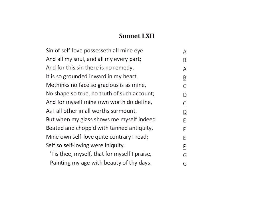 Sonnet 62 image