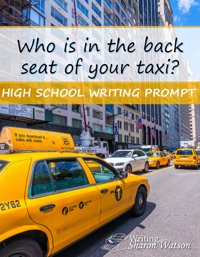 High School Writing Prompt -- When this taxi driver picks up his fare, he gets a surprise. You can read about it here. Write about a famous person you would like to interact with.