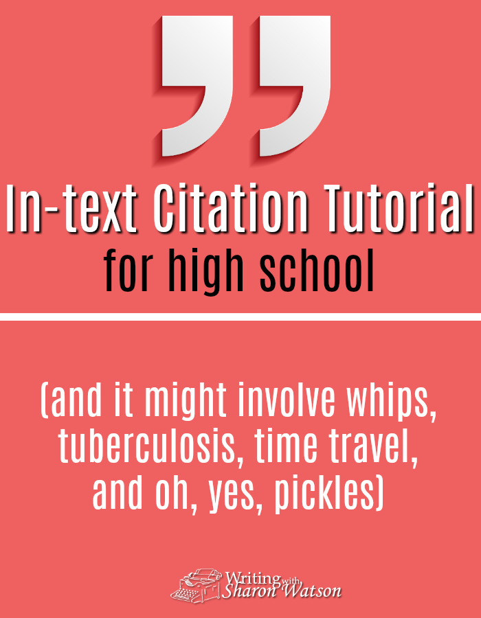 In this tutorial, teens will learn when they need an in-text citation and how to use one. They'll also learn how to correctly punctuate the quotation. #homeschool #writing #highschool