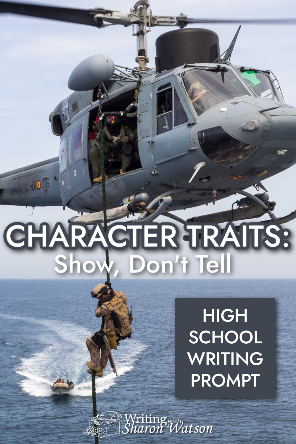 Show, don't tell--an important skill to master. Read this example and then try your hand at showing a character trait. #homeschoolwriting #writingprompts #homeschool