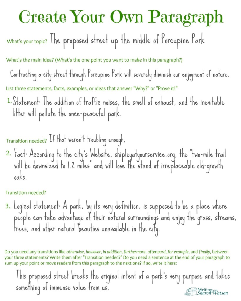 paragraph image, park