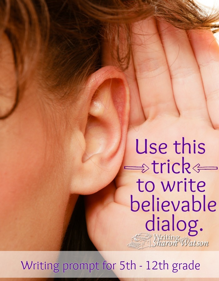 WRITING PROMPT FOR MIDDLE AND HIGH SCHOOL: Writing dialog can be tricky. Try this method of developing characters and their dialog. It'll add some solid tension to the scene and make it fascinating.