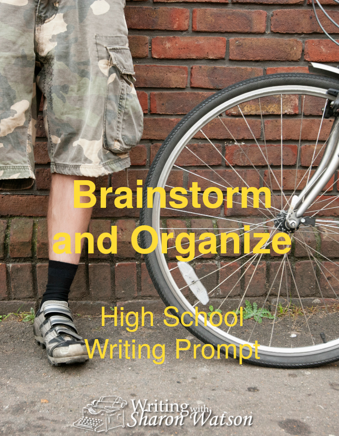 Brainstorm and Organize High School Writing Prompt -- You are not wasting time when you brainstorm. Use these colorful worksheets to practice brainstorming and organizing before you write.