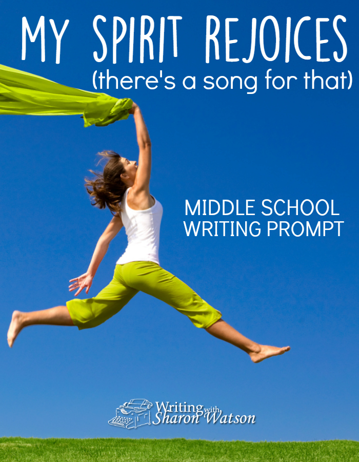 Middle School Writing Prompt -- Mary burst into a song of praise when she visited Elizabeth. We call it the Magnificat. What Christmas poem or song will you write this Christmas season?