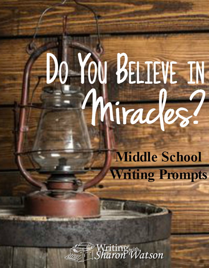 Do You Believe in Miracles Middle School Writing Prompts -- In H. G. Wells' story "The Man Who Could Work Miracles," Mr. Fotheringay doesn't believe in miracles. Choose from a variety of writing prompts on miracles.