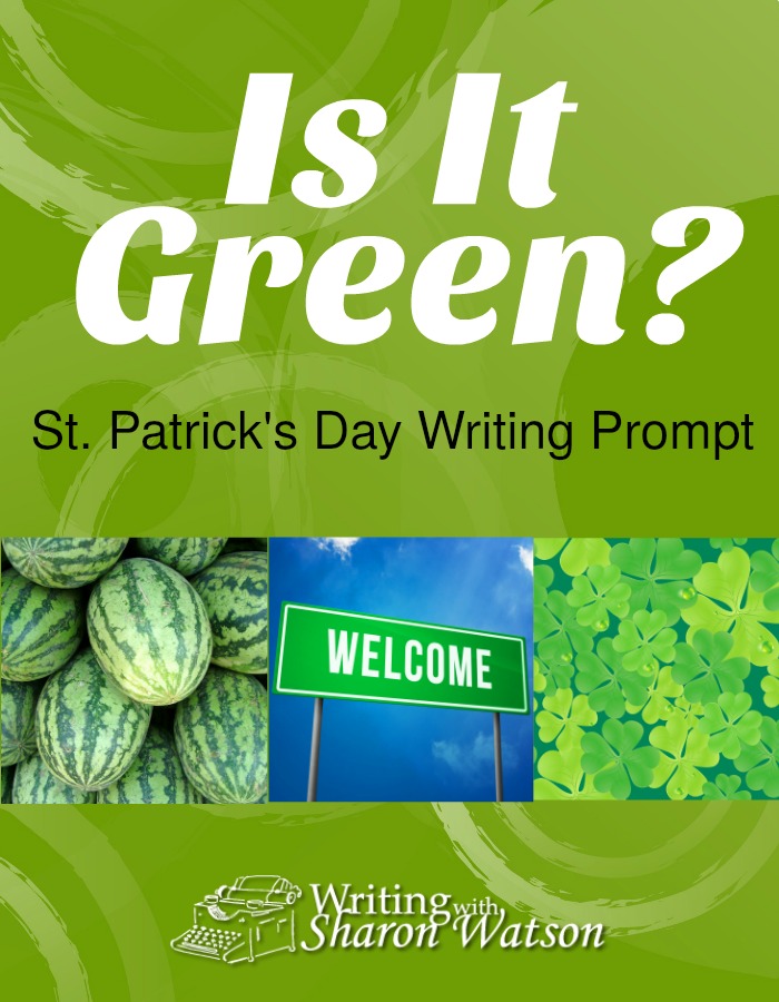 MIDDLE SCHOOL PROMPT: Green is a popular color to wear on St. Patrick's Day. Download this free worksheet to have some fun with the color green.