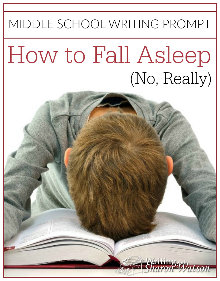 How to Fall Asleep (middle school writing prompt)