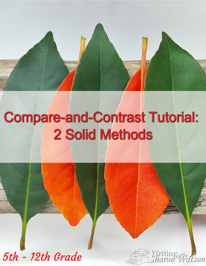 5th - 12th-graders learn two solid methods of compare-and-contrast writing with these two tutorials. Free instructions, worksheets, and printables included.