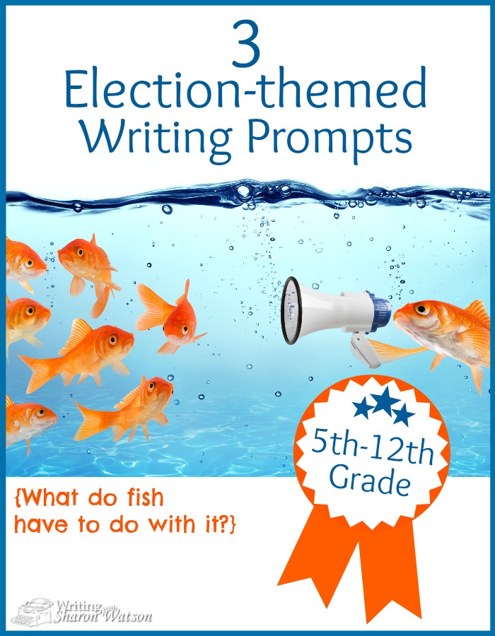 Elections are fraught with anxiety, tension, and maybe even crying. Election-themed writing prompts don't have to be. Suitable for 5th-12th graders.