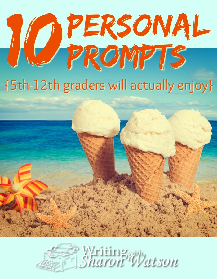 Personal writing prompts will relieve reluctant writers, delight your intrapersonal learners, and give everyone a needed break from essays! 5th-12th grade.