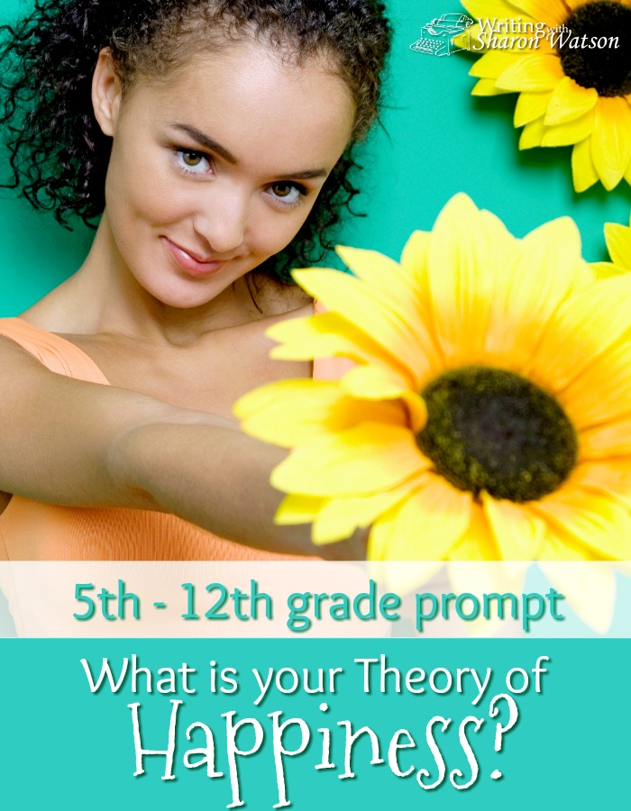 Would any of your sentences about the theory of happiness ever sell for $1.56 million? Find out whose sentence just did. 7th-12th grade writing prompt.