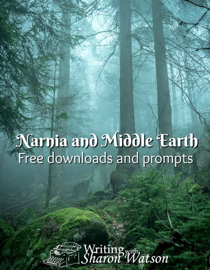 Narnia and Middle Earth—what delightfully intriguing places to visit!  Enjoy this compilation of activities involving C. S. Lewis’s Narnia and J. R. R. Tolkien’s Middle Earth. Includes free printables. #Narnia #homeschool #highschool #middleschool #TheHobbit #writingprompts #homeschooling #writingtips