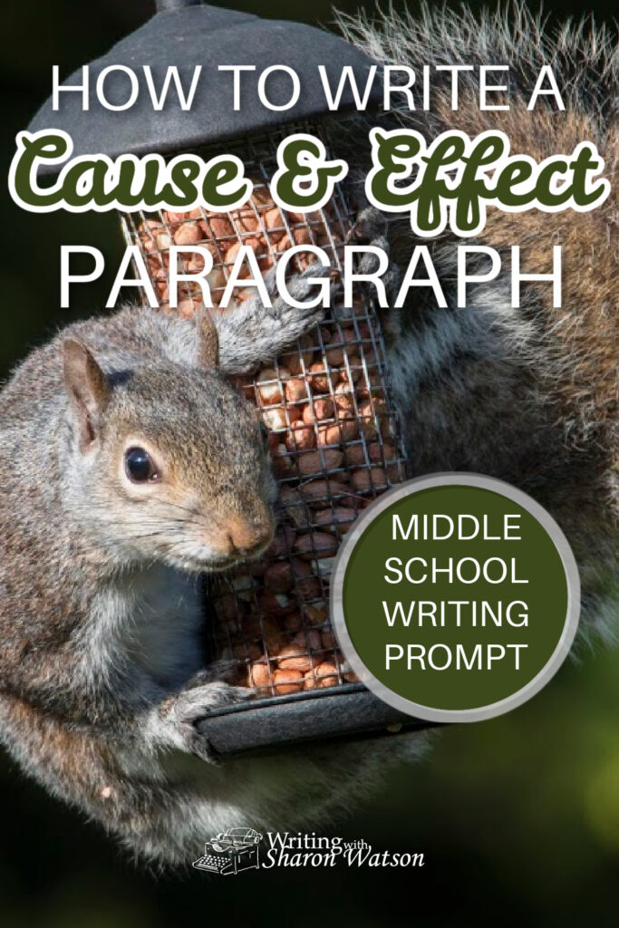 Students learn about a cause-and-effect essay when they examine why they didn't finish their homework. Suitable for grades 5-8. #homeschool #homeschoolwriting #writingprompts