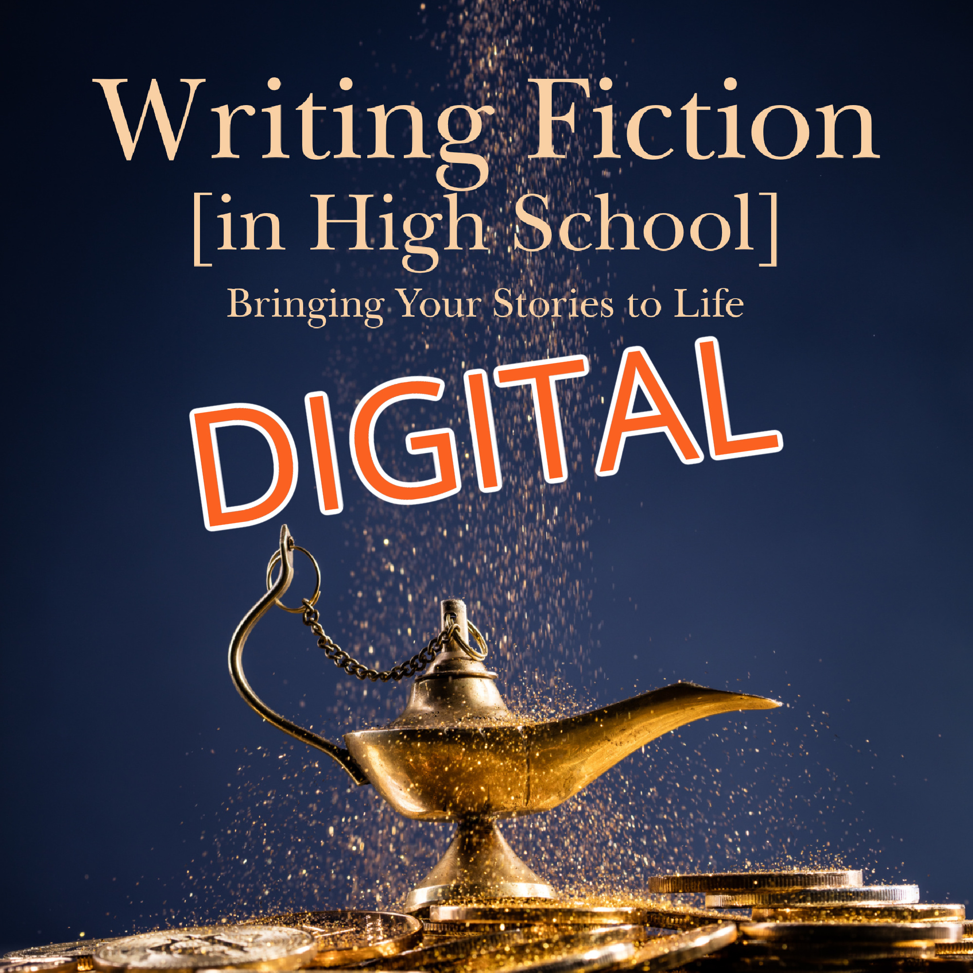 Cover, student, writing Fiction in High School (Digital)